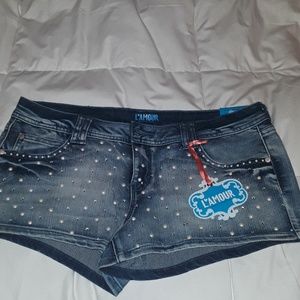 Womans denim shorts
